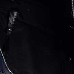 Tod's Navy Blue Nylon Zip Convertible Briefcase/Backpack