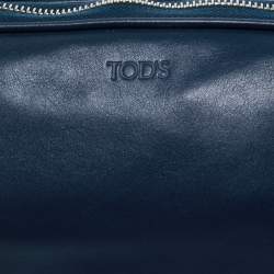 Pre Owned Tod's Navy Blue Leather Avenue Belt Bag