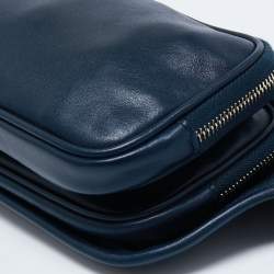 Pre Owned Tod's Navy Blue Leather Avenue Belt Bag