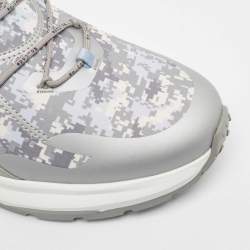 Tod's Grey Camouflage Print Fabric No Code J Sneakers Size 45