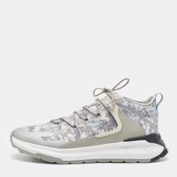 Tod's Grey Camouflage Print Fabric No Code J Sneakers Size 45.5