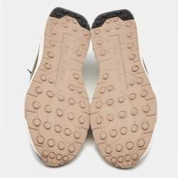 Tod's Green Camouflage Print Fabric No Code J Sneakers Size 47
