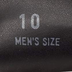 Pre Owned Tod's Green Patent Leather Driver Loafers Size 44.5