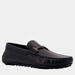 Tod'S Black Leather Loafers EU 41