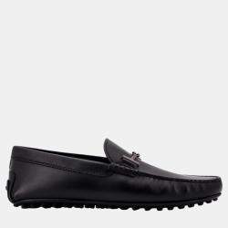 Tod'S Black Leather Loafers EU 41