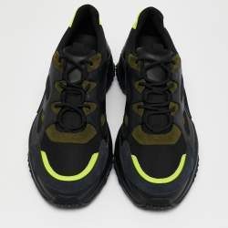 Tod's Multicolor Mesh And Leather Chunky Lace Up Sneakers Size 44.5