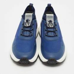 Tod's Blue Mesh and Fabric No_Code J Sneakers Size 42