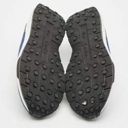 Tod's Blue Mesh and Fabric No_Code J Sneakers Size 42