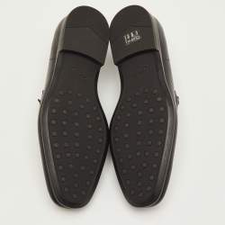 مملوكة مسبقًا حذاء لوفرز تودز سليپ أون جلد أسود مقاس 41