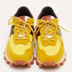 مملوكة مسبقًا Tod's Size 41.5 Multicolor Fabric, Leather and Suede Low Top Sneakers