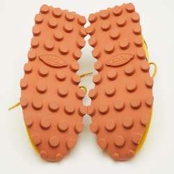 مملوكة مسبقًا Tod's Size 41.5 Multicolor Fabric, Leather and Suede Low Top Sneakers