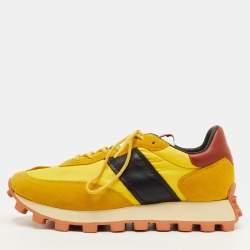 مملوكة مسبقًا Tod's Size 41.5 Multicolor Fabric, Leather and Suede Low Top Sneakers