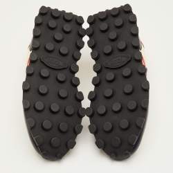 Pre Owned حذاء رياضي تودز قماش و جلد و شامواه متعدد الألوان منخفض من أعلى مقاس 41.5