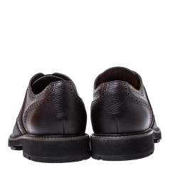 Tod's Brown Brogue Leather Slip On Oxford Size 44.5