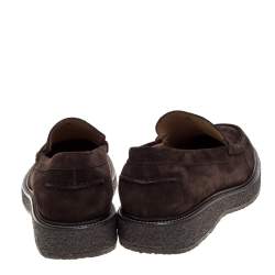 مملوكة مسبقًا حذاء لوفرز تودز سليب أون بيني جلد سويدي بي مقاس 42.5