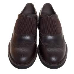 Pre Owned Tod's Brown Brogue Leather Oxfords Size 44