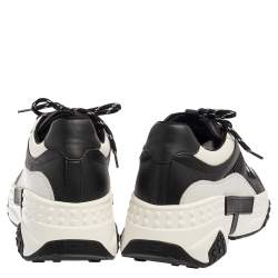 مملوكة مسبقًا حذاء رياضي تودز اكتيف سبورتي شبك و جلد أبيض و أسود مقاس 41