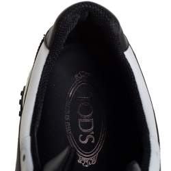 Pre Owned حذاء رياضي تودز اكتيف سبورتي شبك و جلد أبيض و أسود مقاس 41