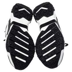Pre Owned حذاء رياضي تودز اكتيف سبورتي شبك و جلد أبيض و أسود مقاس 43