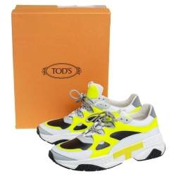 Pre Owned حذاء رياضي تودز جلد متعدد الألوان أكتيف سبورتي  برباط مقاس 44.5
