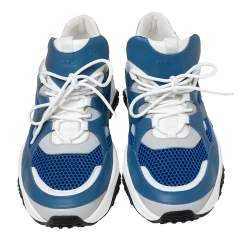 Pre Owned حذاء رياضي تودز شبك وجلد متعدد الألوان يرباط  مقاس 44