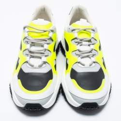 Tod's Multicolor Leather And Mesh Lace Up Sneakers Size 42