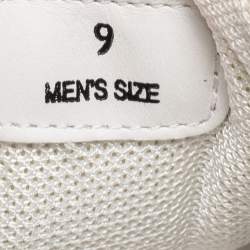 Pre Owned Tod's Blue/White Leather And Mesh Active Sporty Sneakers Size 43