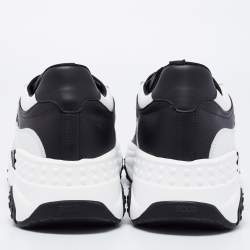 مملوكة مسبقًا حذاء رياضي تودز أكتيف سبورتي شبكة وجلد أبيض/أسود مقاس 42