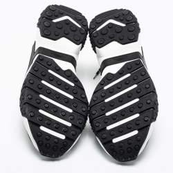 مملوكة مسبقًا حذاء رياضي تودز أكتيف سبورتي شبكة وجلد أبيض/أسود مقاس 44