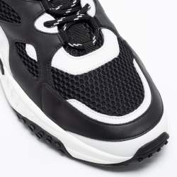 مملوكة مسبقًا حذاء رياضي تودز أكتيف سبورتي شبكة وجلد أبيض/أسود مقاس 44