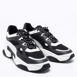 مملوكة مسبقًا حذاء رياضي تودز أكتيف سبورتي شبكة وجل د أبيض/أسود مقاس 44