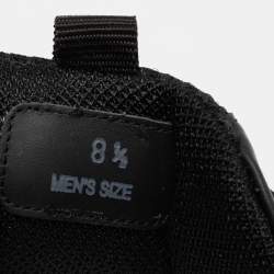 Tod's Black/White Mesh and Leather Chunky Sneakers Size 42.5