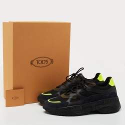 Tod's Multicolor Suede And Leather Low Top Sneakers Size 44