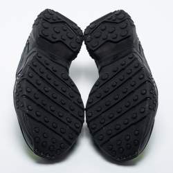 Pre Owned Tod's Multicolor Mesh And Leather Chunky Lace Up Sneakers Size 44.5