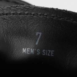 Pre Owned Tod's Black Leather Buckle Driver Loafers Size 41