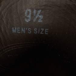 Pre Owned Tod's Brown Leather Lace Up Combat Boots Size 44