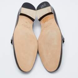 مملوكة مسبقًا Tods Olive Green Leather Slip On Loafers Size 44.5