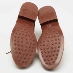 Pre Owned Tod's Brown Nubuck Leather Chukka Ankle Boots Size 44