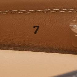 Tod's Dark Brown Leather Gommino Penny Slip On Loafers Size 41