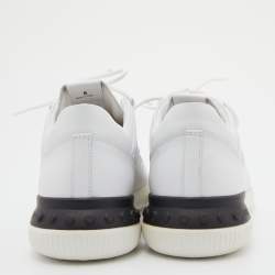 Pre Owned Tod's White Leather Low Top Sneakers Size 39.5