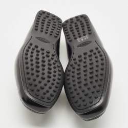 Tod's Black Patent Leather Slip On Loafers Size 45.5