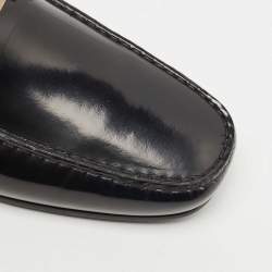 Tod's Black Patent Leather Slip On Loafers Size 45.5