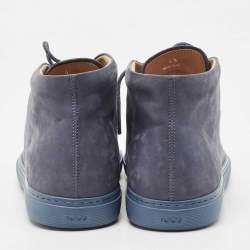 Tod's Blue Suede Desert Boots Size 40