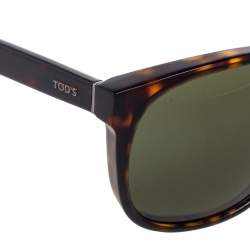Tod's Brown Havana TO 165-F Square Sunglasses