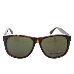 Tod's Brown Havana TO 165-F Square Sunglasses