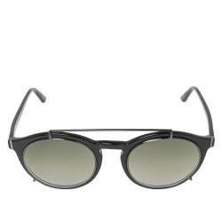 Tod's Black TO 180 Aviator Gradient Sunglasses