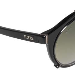 Tod's Black TO 180 Aviator Gradient Sunglasses