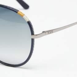 Pre Owned Tod's Blue TO150 Gradient Aviator Sunglasses