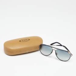 Pre Owned Tod's Blue TO150 Gradient Aviator Sunglasses