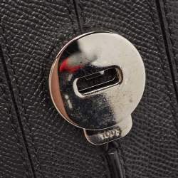 Tod's Black Leather Flap Messenger Bag